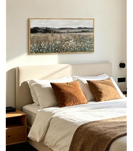 Amazon.com: KUVIOKE Vintage Landscape Framed Wall Art 20x40in